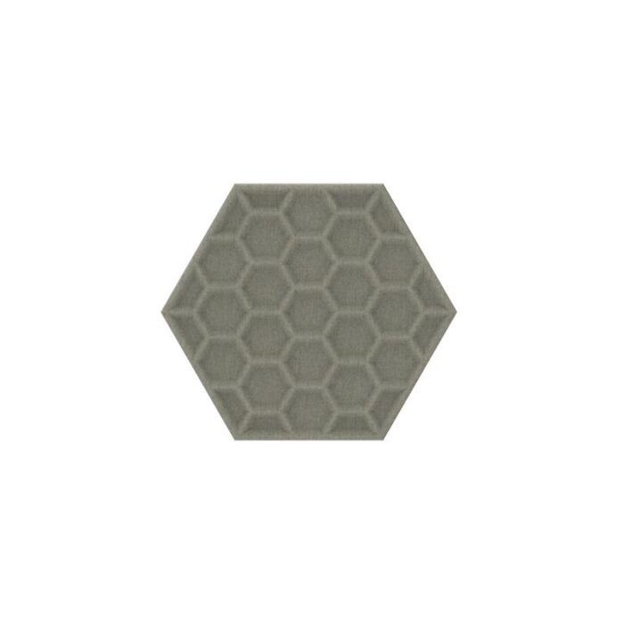 An image of an acoustic wall panel on Akoestiekspecialist called BuzziSpace BuzziTile 3D Hexa.