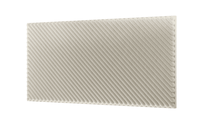 Een afbeelding van een akoestische wandpaneel op Akoestiekspecialist genaamd Impact Acoustic Cotton Terra.