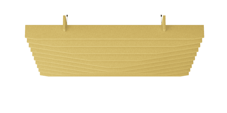Een afbeelding van een akoestische plafond op Akoestiekspecialist genaamd Impact Acoustic Peak Modular.