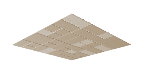 Een afbeelding van een akoestische plafond op Akoestiekspecialist genaamd Impact Acoustic Piet.